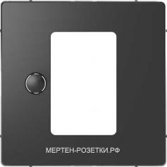 Merten D-Life Терморегулятор теплого пола сенсорный программируемый (антрацит)